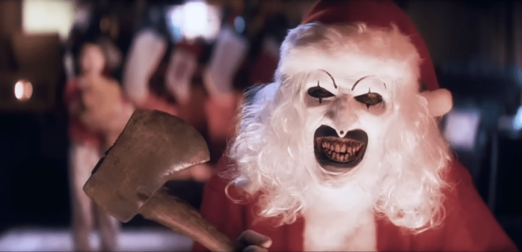 Terrifier 3 Art, o Palhaço espalha o terror o caos na véspera de Natal