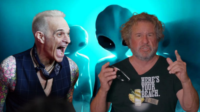 David Lee Roth: Sammy Hagar foi abduzido por alienígenas e foi investigado sexualmente. Requer aparelho? Uma viga? Nós não sabemos