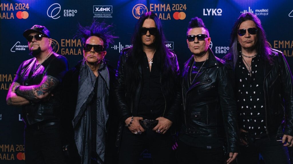 The 69 Eyes anuncia a Death of Darkness Tour 2024 com passagem pelo Brasil