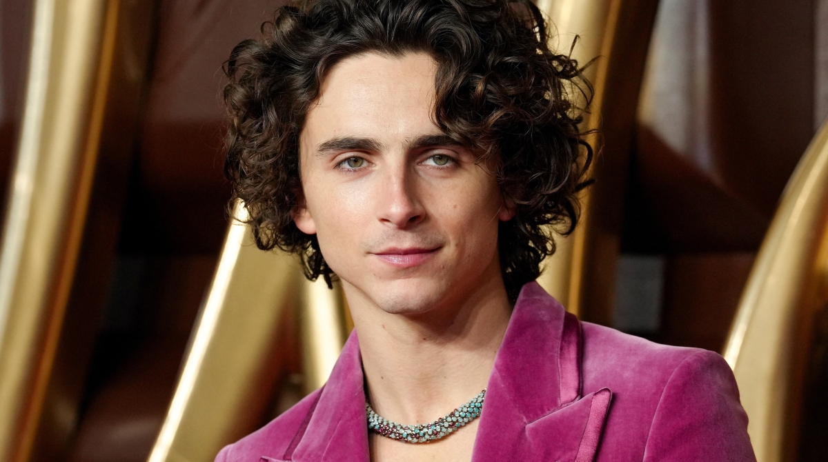 Timothée Chalamet é eleito o homem mais bonito do mundo em 2023.