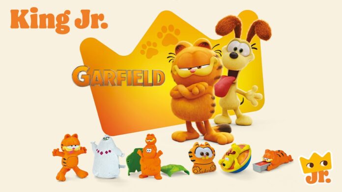 Burger King® e Garfield convidam fãs para uma aventura deliciosa e lançam novos brinquedos no Combo King Jr