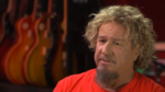 Van Halen quando nosso empresário Ed Leffler morreu, todos os abutres vieram até Eddie, que não era um líder, e nos jogaram um contra o outro, e eu fui expulso da banda, diz Sammy Hagar