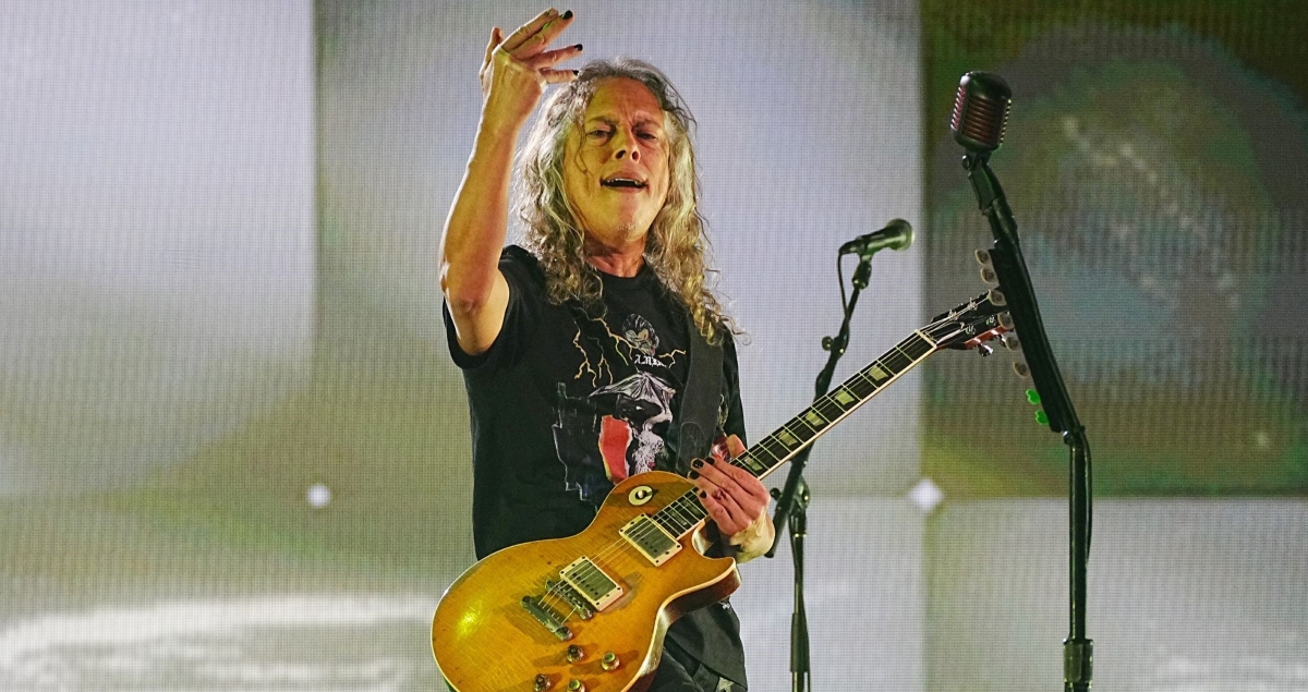 Metallica ei, tenho uma notícia para você. Você não chega onde está se você for uma merda! Certo, dispara Kirk Hammett