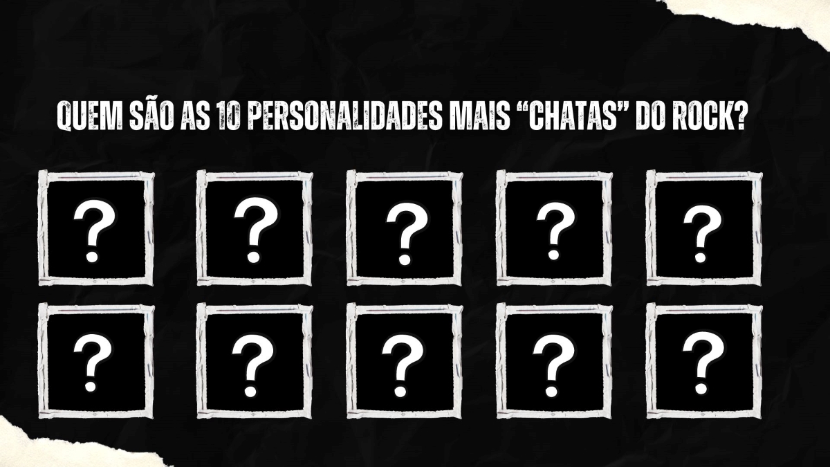 Quem são as 10 personalidades mais chatas do rock