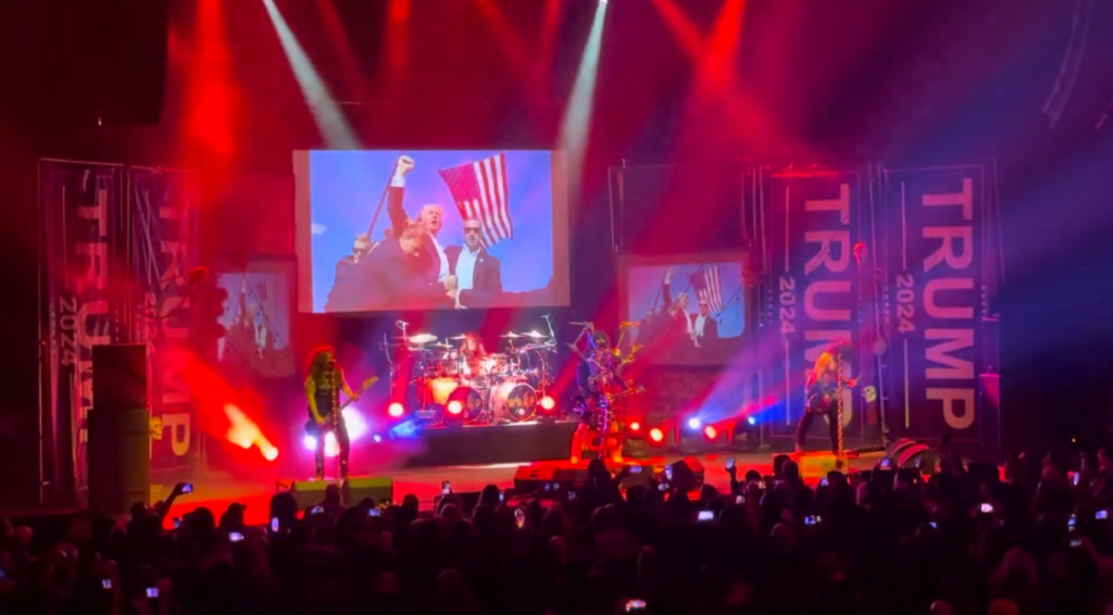 W.A.S.P banda surpreende fãs durante show ao vivo com apoio a Donald Trump e discurso sobre liberdade de expressão